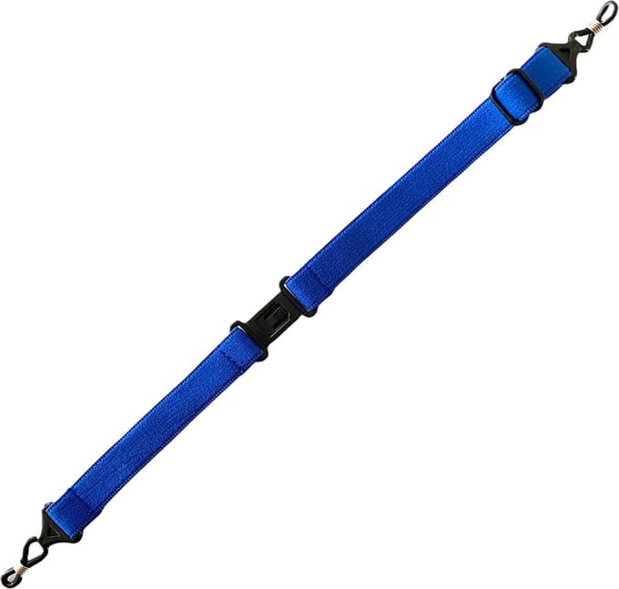 Eyezoo® - Brillenkoord Kinderen Elastisch + Verstelbaar – Zonnebril Koord – Zonnebril Touwtjes – Blauw