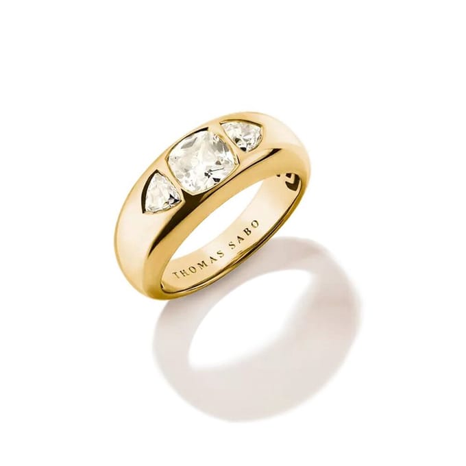 Thomas Sabo - TR2525-414-14-52 - Ring - Dames - 925 Zilver - Bold Elegance - Ringmaat 52