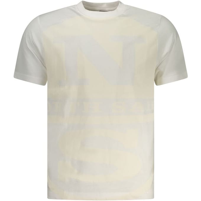 North Sails Bianco Katoenen Heren T-Shirt
