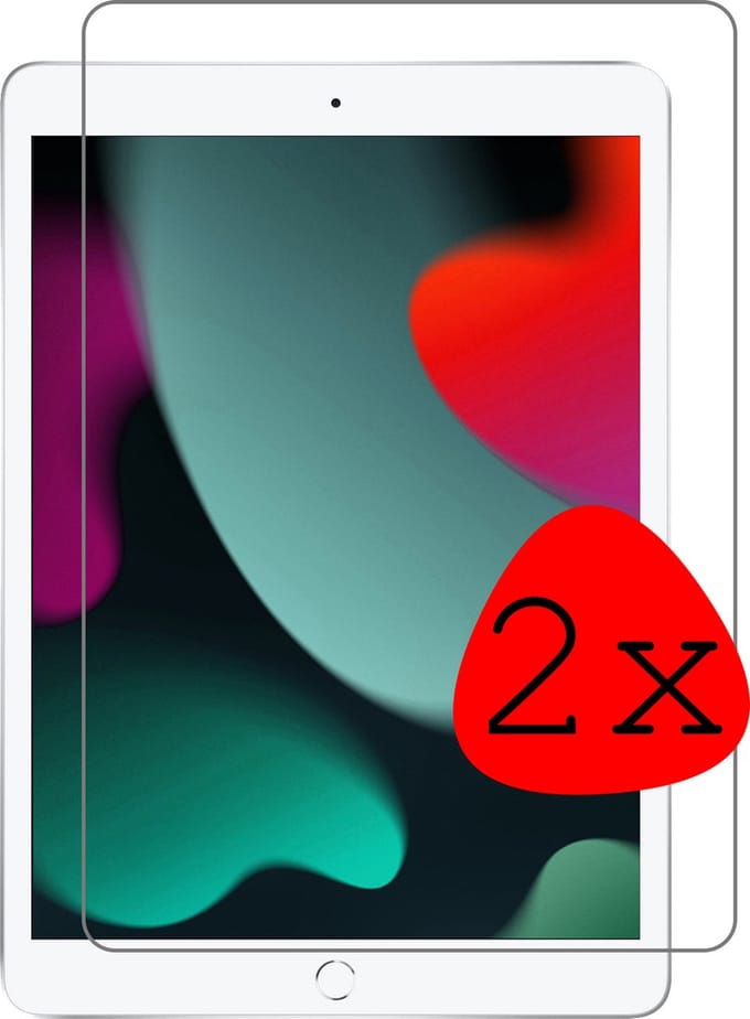 Screenprotector Geschikt voor iPad 9 Screenprotector Tempered Glass - Screenprotector Geschikt voor iPad 10.2 2021 Screen Protector Beschermglas - 2 Stuks
