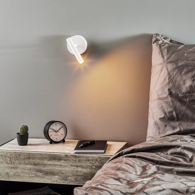 SIGMA Wandlamp Sopel hoogte 15 cm, wit