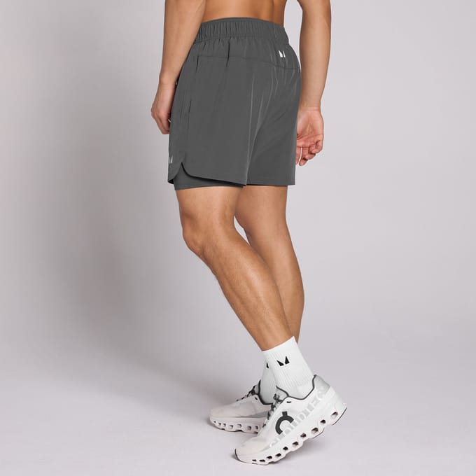 MP Men's 5  2-in-1 Training Shorts - Dark Grey - L
