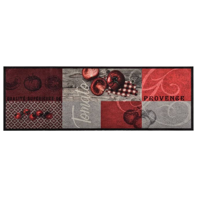 vidaXL - Keukenmat - wasbaar - Tomato - 60x180 - cm