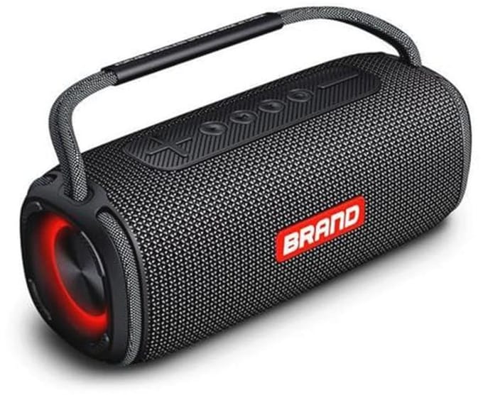 Draagbare Bluetooth Luidspreker - Buiten Speaker - Muziek Luisteren - 40W Diepe Bas - 28.5 cm - Zwart