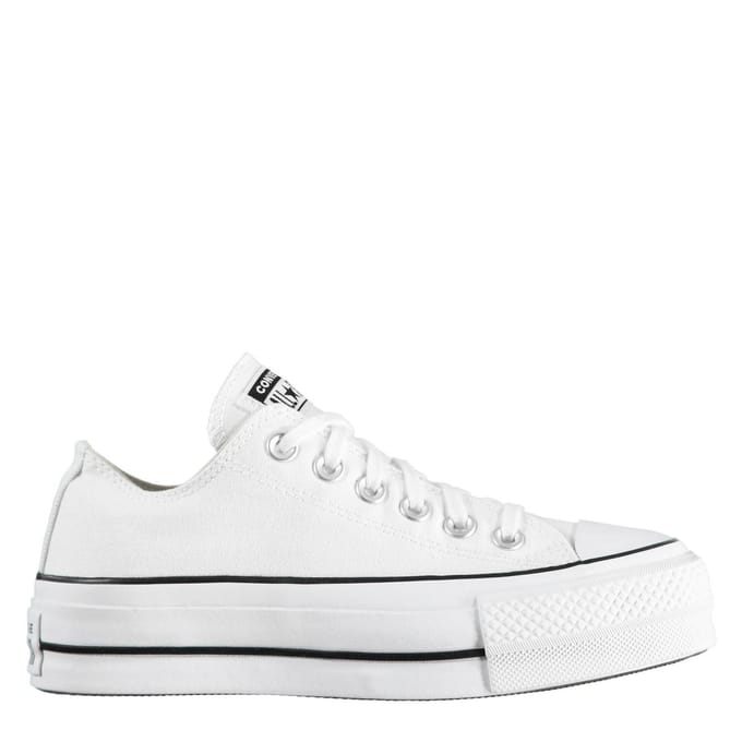 Converse Dames/Dames Chuck Taylor Canvas Platform Schoenen (Wit, Zwart)
