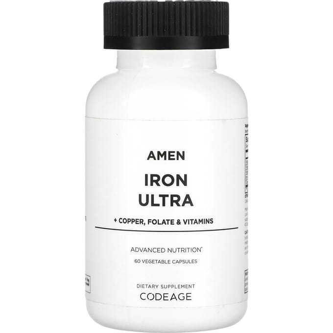 Codeage, Amen, Iron Ultra, 60 Veggie Capsules