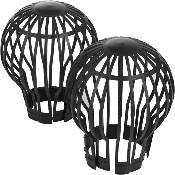 Set van 4 Bladvangers voor Regenpijp - Anti-Verstopping & Bladstopper