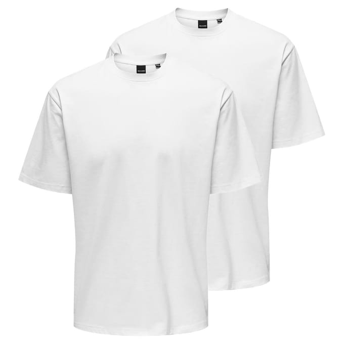 Only & Sons Heren t-shirt 2 pack Onsfred