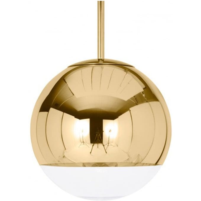 Tom Dixon Mirror Ball LED Hanglamp - goud - Ø 50 cm