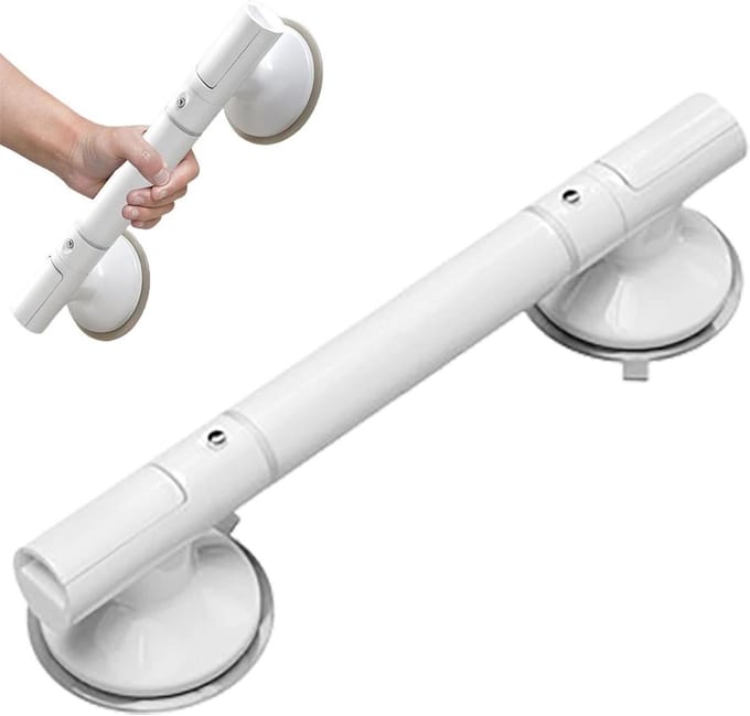 Veiligheidsgreep Douche - Antislip Handgreep - Extra Stabiliteit - Krachtige Zuignappen - 38.6 cm - Meerkleurig