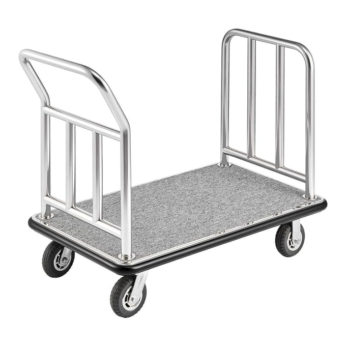 Hotel Bagagekar 750 LBS Platformwagen met Verwijderbaar Voorframe