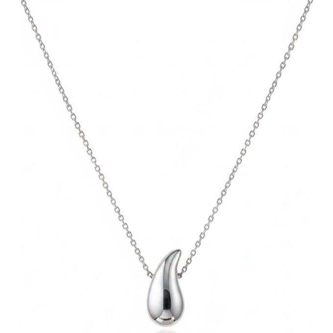 Dames Druppelketting in 925 Sterling Zilver BICLL026