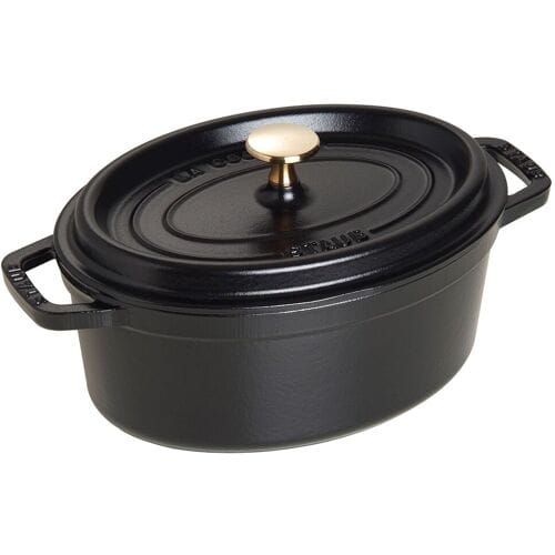 STAUB LA COCOTTE - Kookpot - Ovaal - 230mm - Gietijzer - Zwart