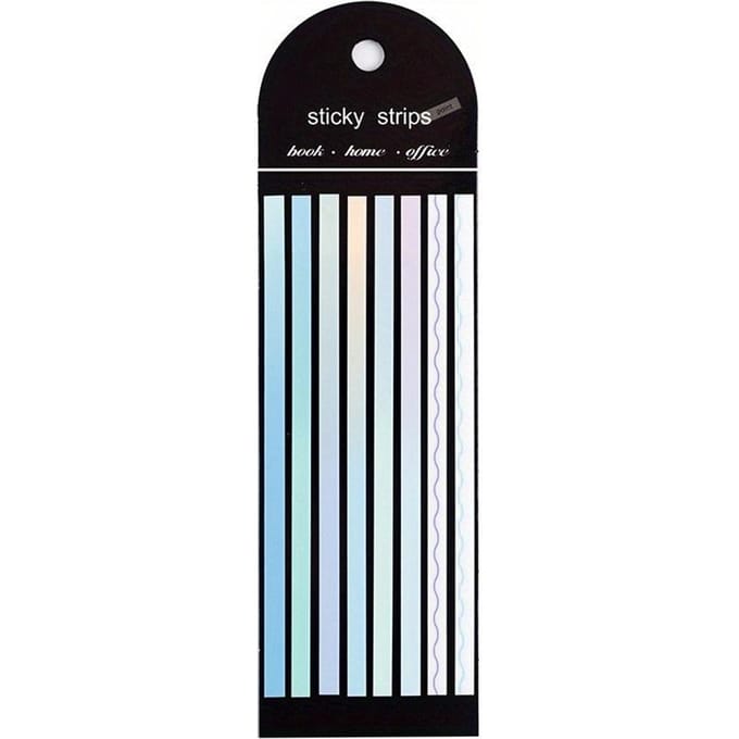 Marque-pages Longs Onglets Index Adhésifs Bandes Surligneur Transparentes Drapeaux Autocollants Onglets Notes Mémo, Bureau École