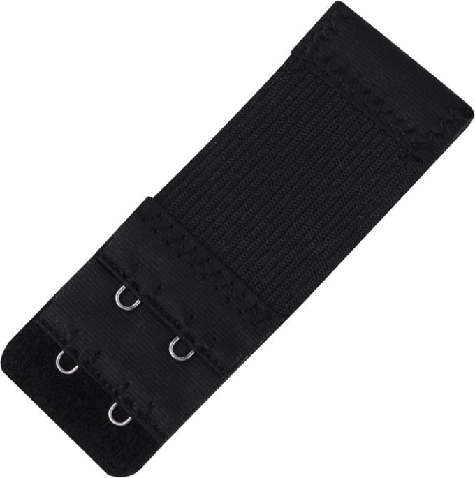 Hiden – Beha Extender 2 Haaks - Zwart - 2 stuks