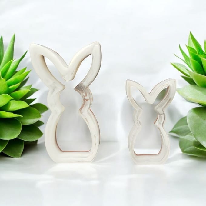Resin Art JR: Paas decoratie / Decoratieve Epoxy Paashazen (set van 2 st.)