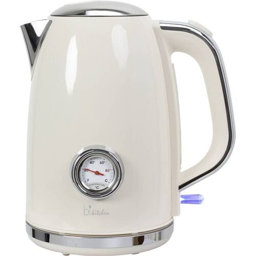BiKitchen nostalgia 170 Waterkoker Met display, Automatische start-stop Aantal/Volume: 1.7 l Crèmewit (glanzend)