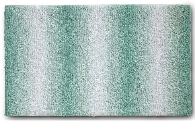 Badmat, 80 x 50 cm, Polyester, Jade Groen - Kela | Ombre