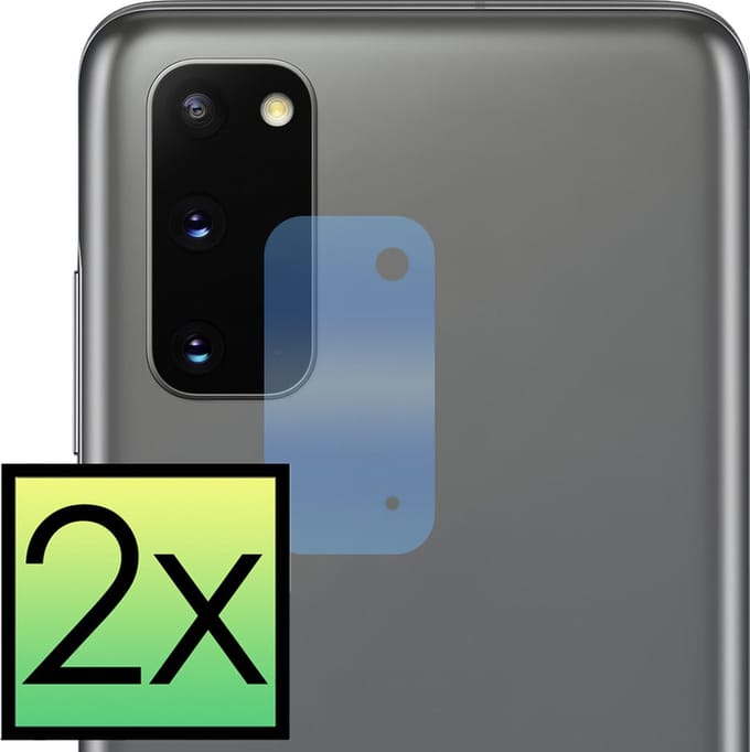 Camera Lens Protector - 2 Stuks - Geschikt voor Samsung Galaxy S20 - Camera Screenprotector - Beschermglas - Gehard Glas - Tempered Glass - Screen Protector