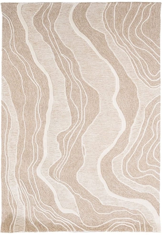 Vloerkleed Soil 190x290cm - beige | BY-BOO