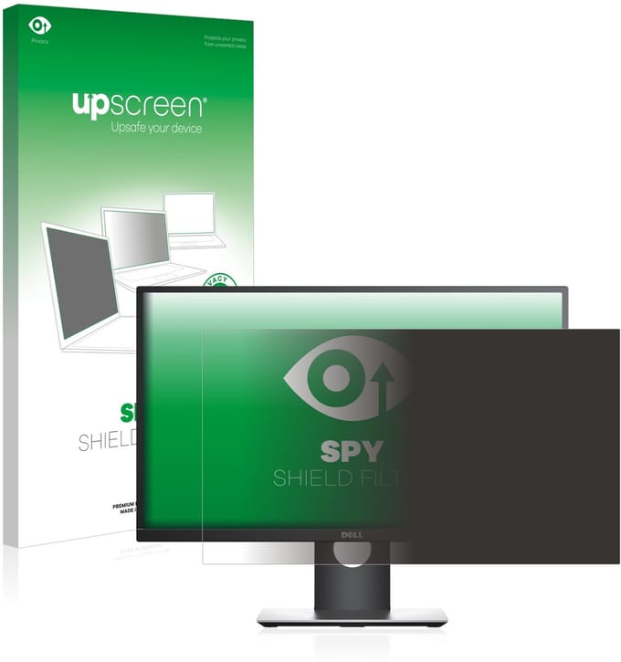 upscreen - privacyscherm voor Dell P2417H - privacy filter screenfilter Blauwlichtfilter
