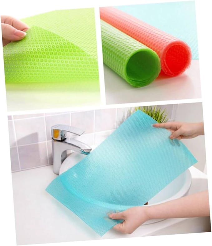 Jumada's - Koelkastmatten - Waterbestendig - Anti-slip - 4 stuks - Multicolor