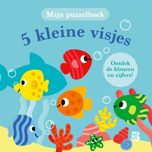 5 Kleine Visjes (Kartonboek Met Puzzelstukken Aan Koord) - Puzzelboek