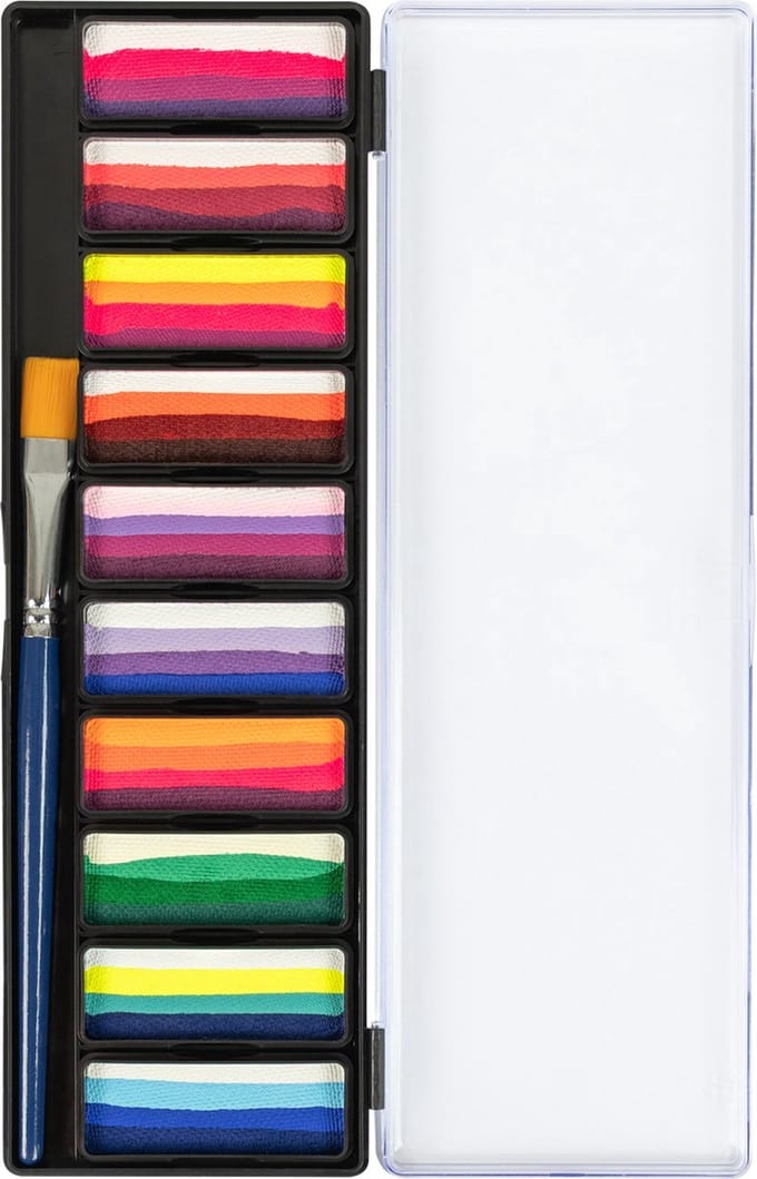 Splitcake palet - One Stroke - inclusief Penseel 40094 - PXP Professional Colours