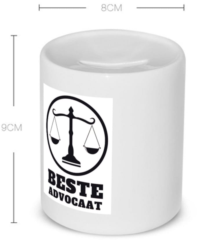 Akyol - beste advocaat Spaarpot - Beste advocaat - collega - cadeau - 350 ML inhoud