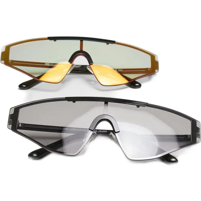 Urban Classics - France 2Pack Zonnebril - Zwart