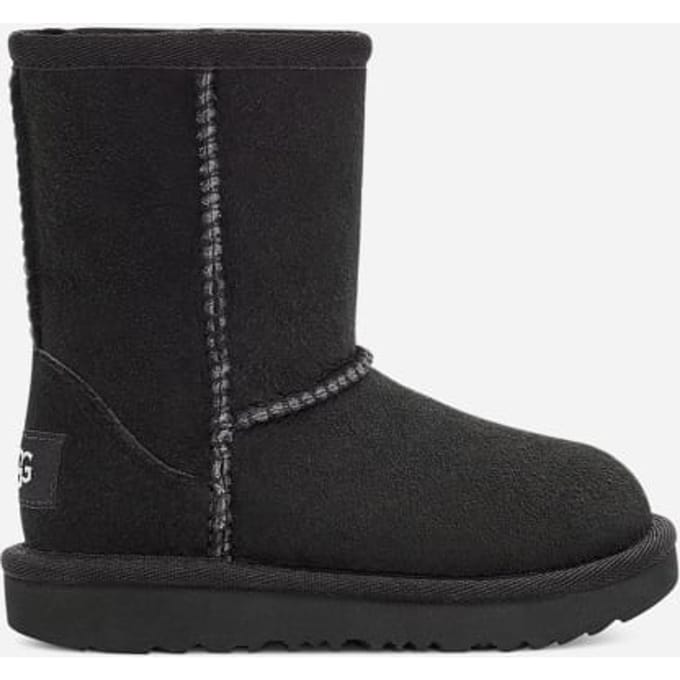 UGG® Classic II for Kids in Black, Size 11, Twinface/Polyester/Wool