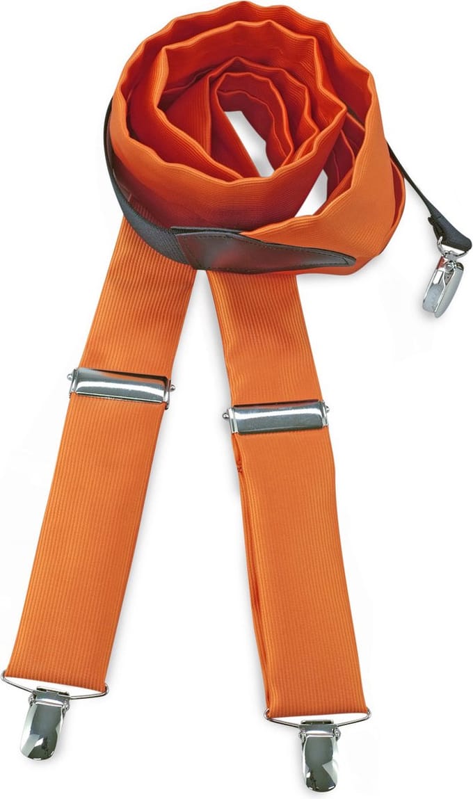 JB Collection - Bretels - bretels polyester stof oranje repp - oranje