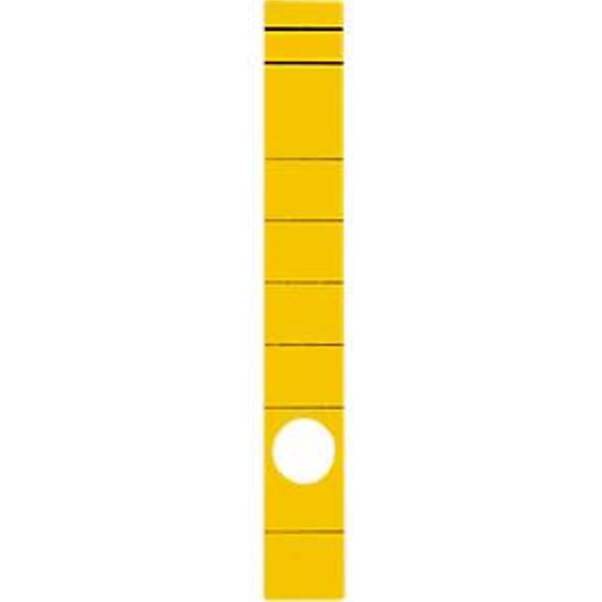 Rugetiket, rugbreedte 39 mm, zelfklevend, 10 stuks, geel