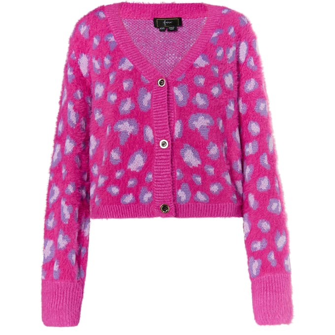 Faina Vest Dames Roze Veelkleurig