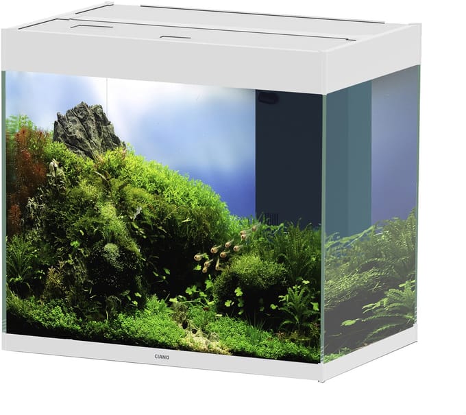 Ciano Emotions pro 40 | 52L | 39,8x39,8x43CM Wit Aquarium complete set