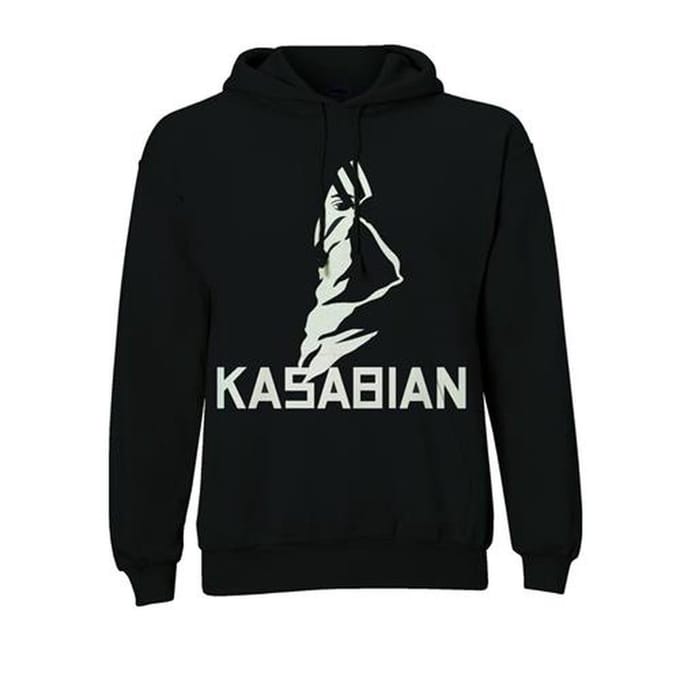 Kasabian - Ultra Face Hoodie/trui - M - Zwart