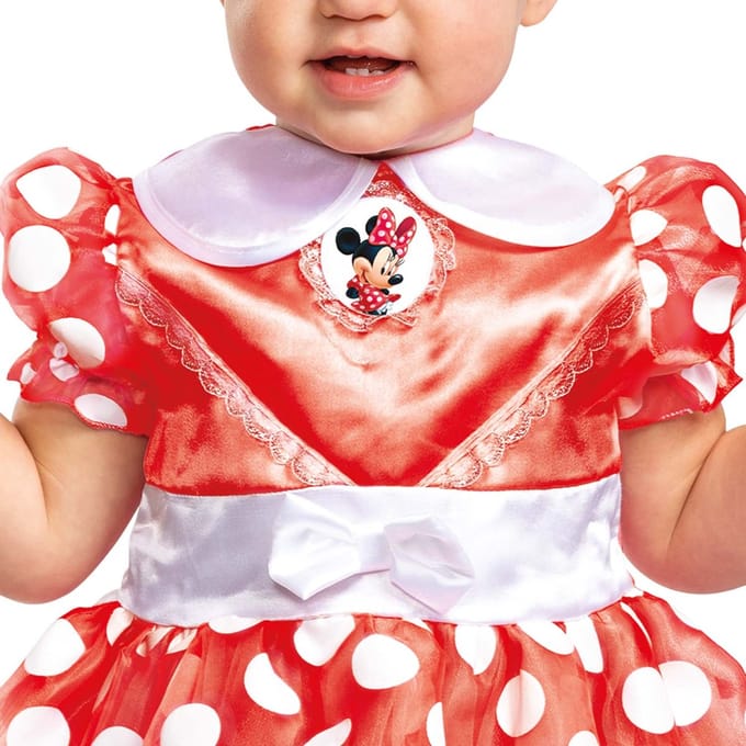 ROOD MINNIE Mouse CLASSIC Baby (EU) 6-12 maanden