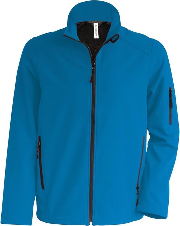 Kariban Heren Soft Shell-jasje (Aqua)