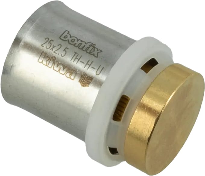 Bonfix Alu-pers eindkoppeling 25 mm