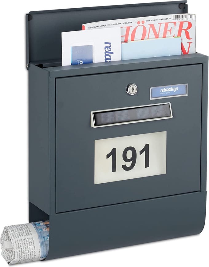 Brievenbus - Letter Box – Letterbox – Duurzaam – Weerbestendig – Premium Kwaliteit - Gemakkelijk te monteren