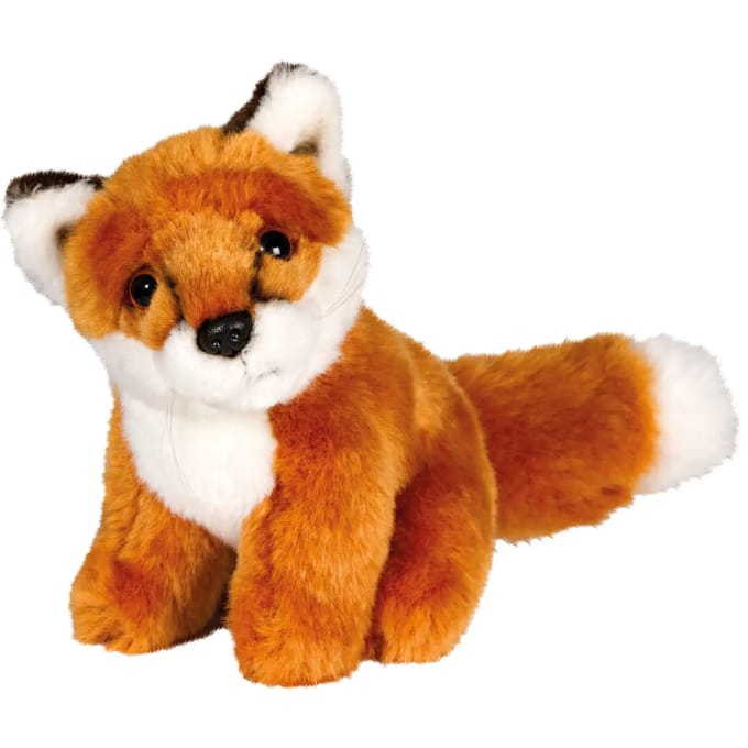 Living Nature - Knuffel - Vos - Zittend - 15 cm