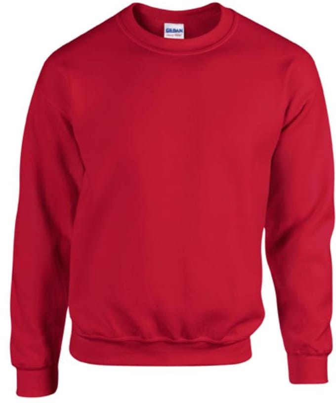 Gildan - Heavy Blend Unisex Sweater - Cherry Red maat 3XL