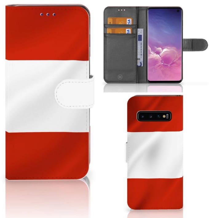 Samsung Galaxy S10 Bookstyle Case Oostenrijk