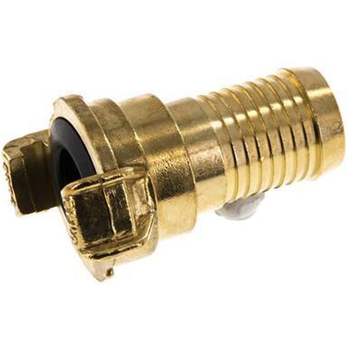 25 mm (1'') Slangpilaar Messing GEKA Tuinslangkoppeling Draaibaar