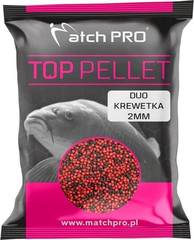 MatchPro Top Pellet Duo 2mm – 700g – Method & Feeder Pellets - Smaak : Duo Rivierkreeft