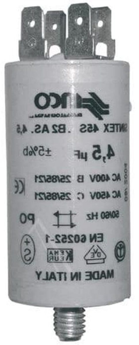 Condensator - Startcondensator - Apparaat Reparatie - RoHS Conform - 4µF 400V - Niet Van Toepassing