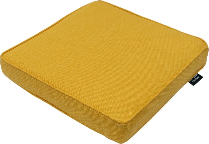 Luxe zitkussen ca.40x40cm Gold canvas eco+