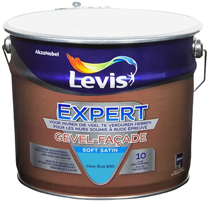 Levis - Expert Gevel Mix - Clear Blue B50 - Mengverf - 10 L