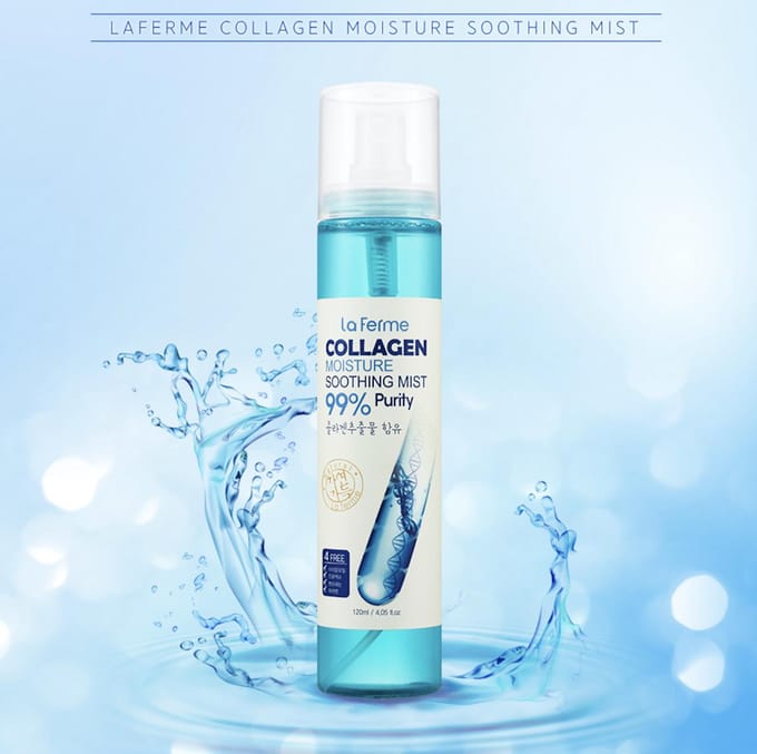BOERDERIJVERBLIJF La Ferme Collageen Vocht Kalmerende Mist 120ml (3 opties) #1pcs white