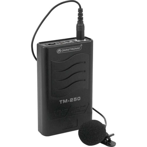 Microfoonzender Omnitronic TM-250 Zendmethode:Radiografisch